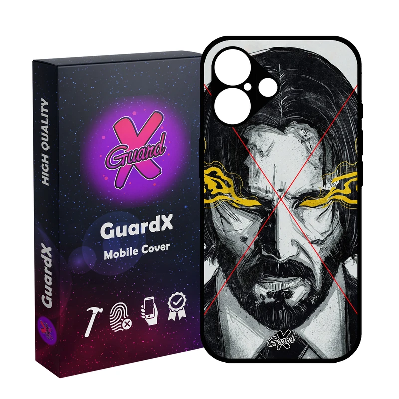 کاور گارد ایکس طرح John Wick مدل 10158 مناسب برای گوشی موبایل اپل iPhone 16