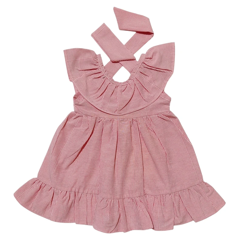 پیراهن بدون آستین یقه گرد دخترانه مدل Seven