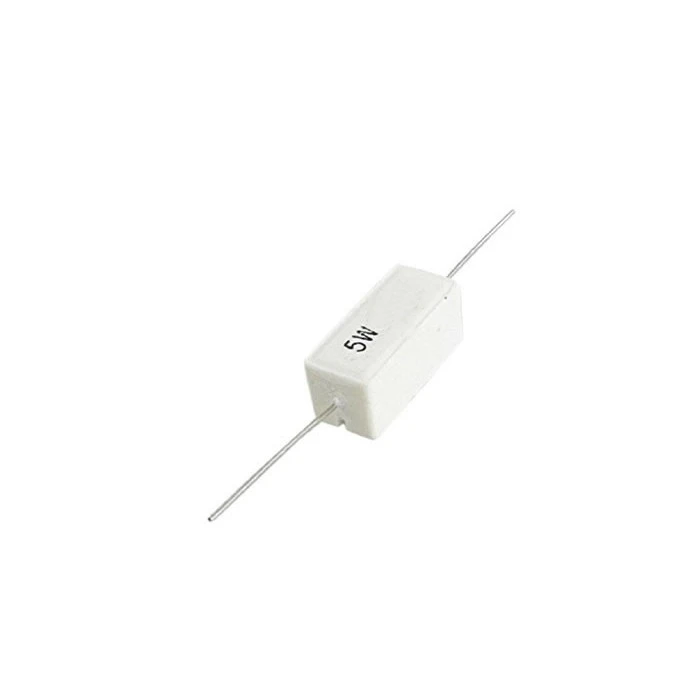 مقاومت آجری 10 اهم 5 وات کد 5W-10 بسته 4 عددی