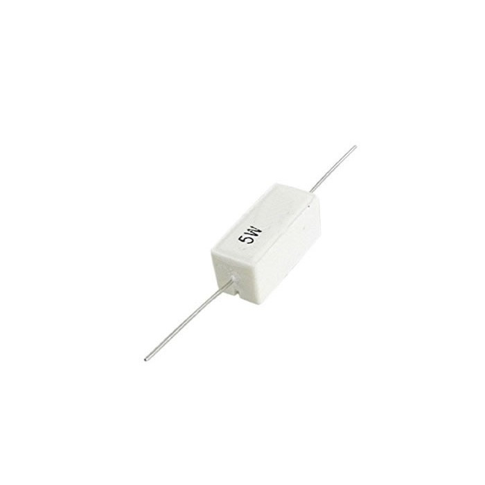 مقاومت آجری 10 اهم 5 وات کد 5W-10 بسته 4 عددی