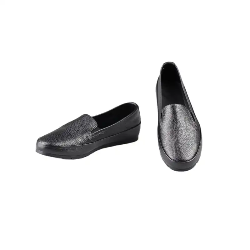 کفش کالج زنانه مدل ویستریا چرم طبیعی کد 01