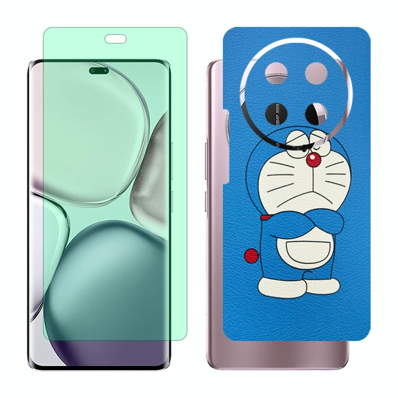 محافظ صفحه نمایش گرین لایت گلس مدل Together مناسب برای گوشی موبایل آنر X9c به همراه برچسب پوششی