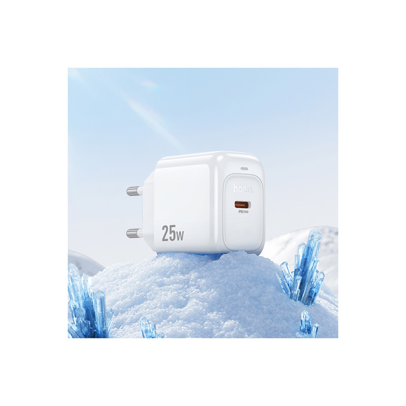 خرید و قیمت شارژر دیواری 25 وات هوکو مدل CS53A USB