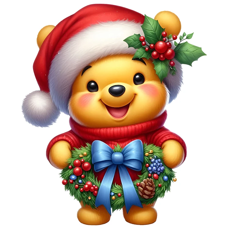 استیکر پارچه و لباس پاد آفرین مدل کریسمس کد DKST693