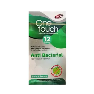 کاندوم وان تاچ مدل anti bacterial بسته 12 عددی