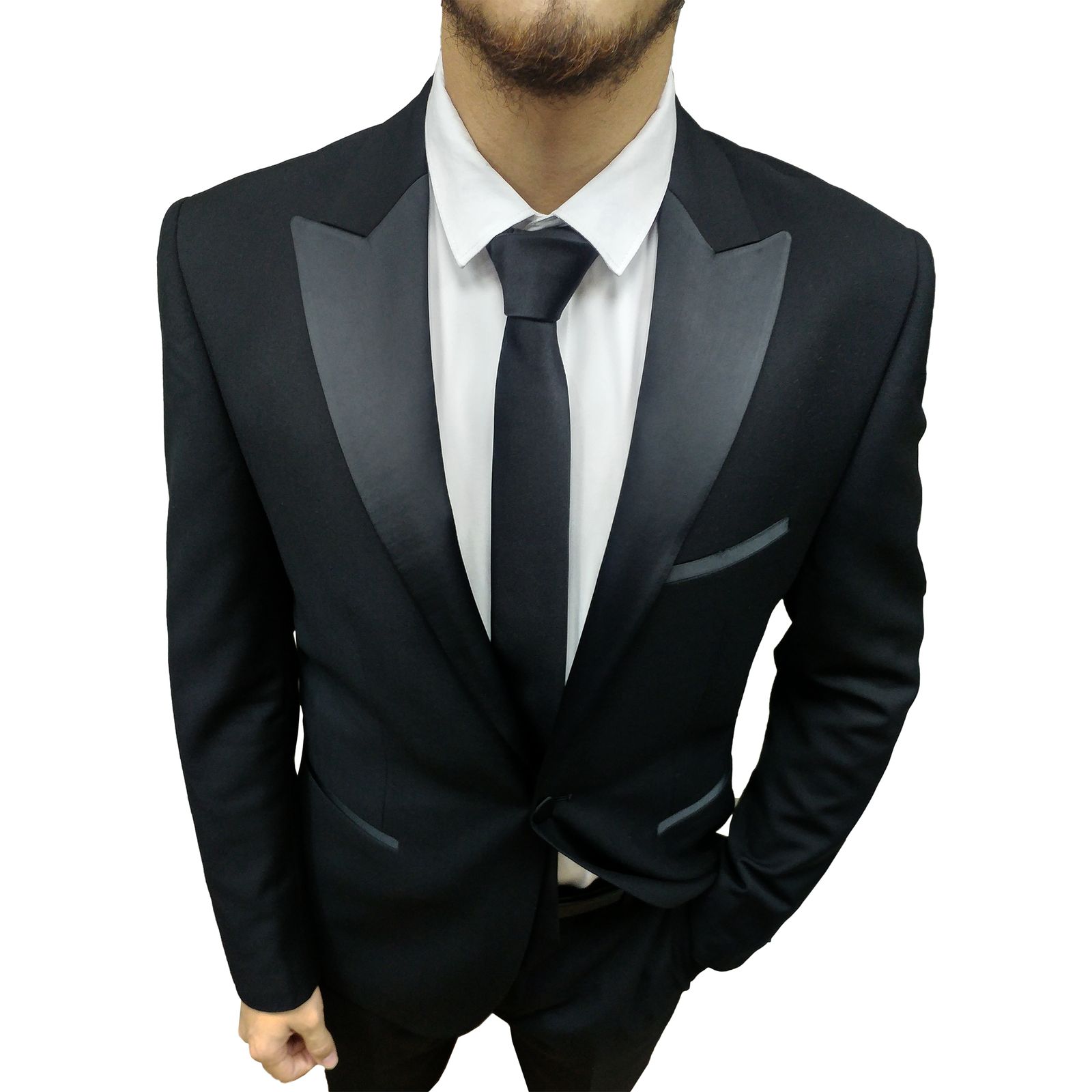 ست کراوات و دستمال جیب مردانه مدل b1 -  - 4