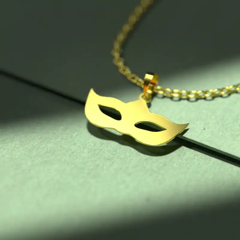 گردنبند طلا 18 عیار زنانه مدوپد مدل هالووین کد G3-1-1022