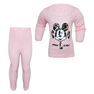 ست تی شرت و شلوار دخترانه مدل مینی موس کد 101 