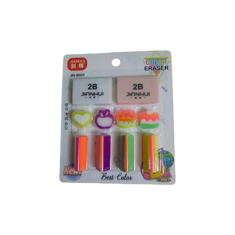 پاک کن مدل فانتزی بسته 10 عددی