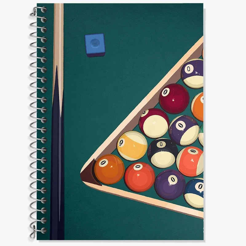 دفتر لغت 50 برگ خندالو مدل بیلیارد Billiard کد 28107