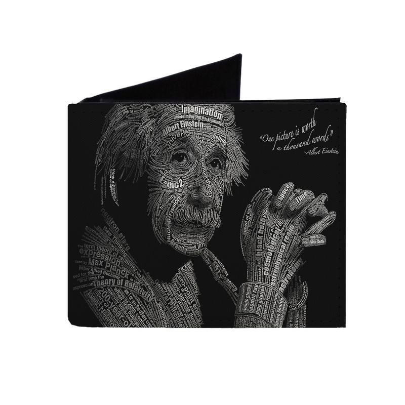 کیف پول طرح آلبرت انیشتین مدل kp495
