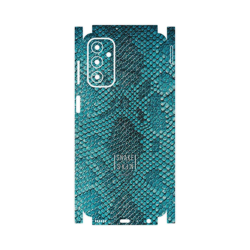 برچسب پوششی ماهوت مدل Blue Snake Skin-FullSkin مناسب برای گوشی موبایل سامسونگ Galaxy M23