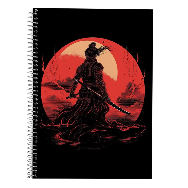 دفتر زبان 50 برگ مدوپد مدل دوخط طرح Attack on Titan کد DF10429