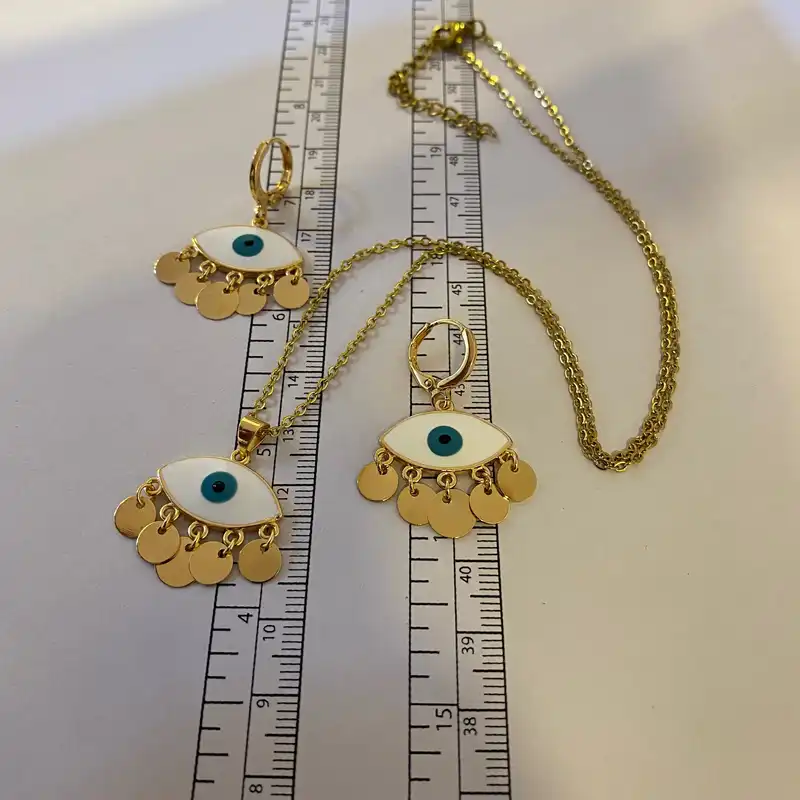 نیم ست زنانه مدل چشم کد M3135