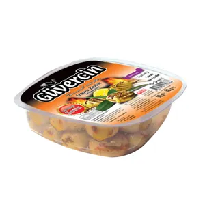 زیتون سبز کبابی با سس مخصوص گورجین - 90 گرم