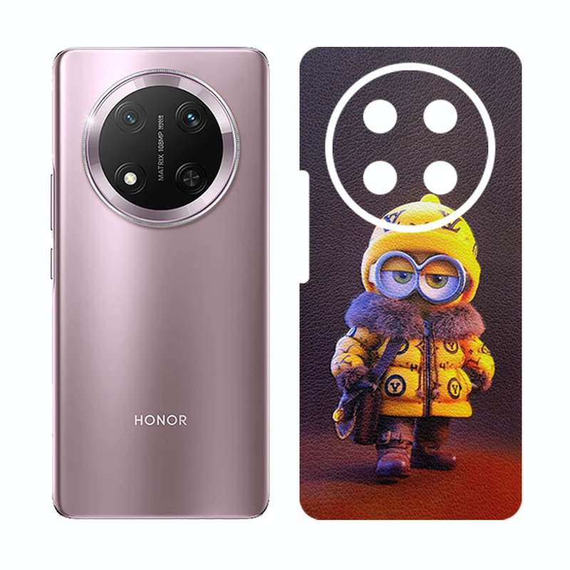 برچسب پوششی ریمکس مدل Cover طرح مینیون مناسب برای گوشی موبایل آنر X9c 