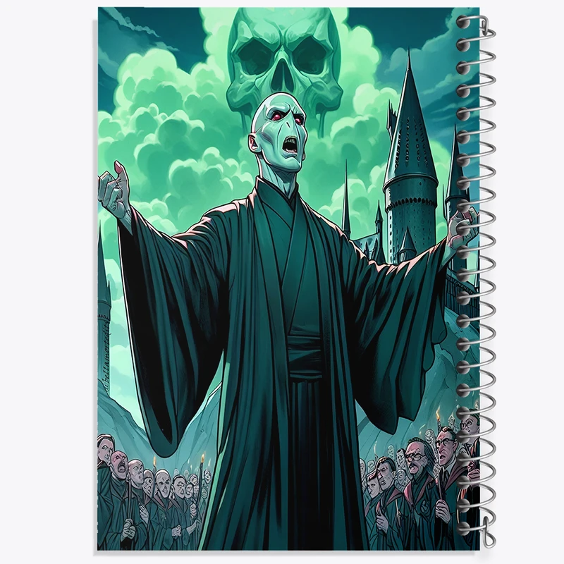 دفتر نقاشی 50 برگ خندالو طرح لرد ولدمورت هری پاتر (Harry Potter) کد N5698