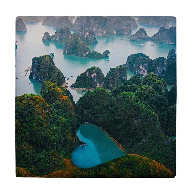 زیر لیوانی  طرح جنگل کوهستانی و دریاچه کد    6147651_5401