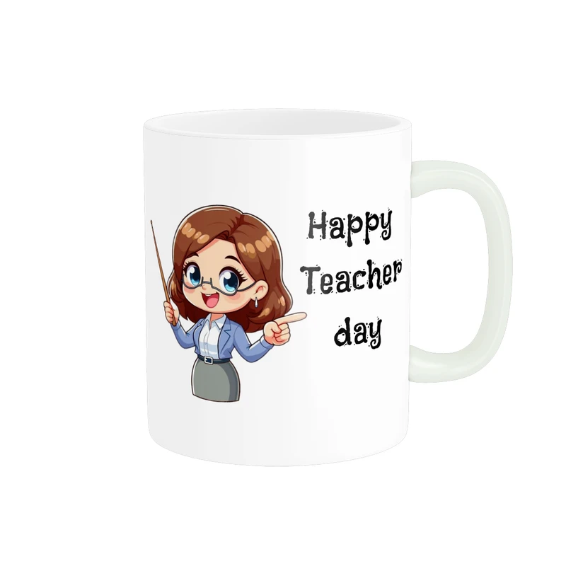 ماگ پاد آفرین مدل مناسبتی طرح روز معلم مبارک کد p8870