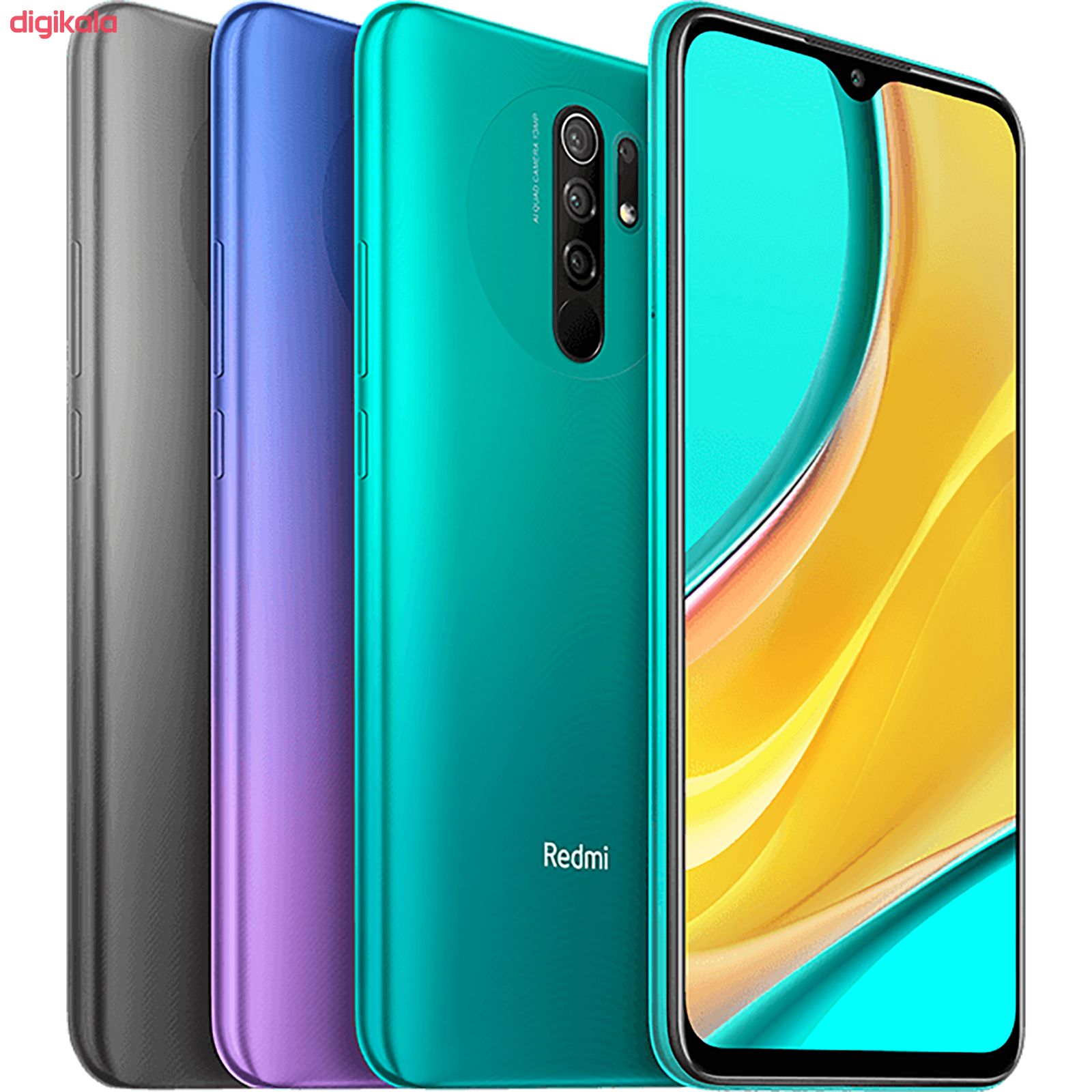 گوشی موبایل شیائومی مدل Redmi 9 NFC M2004J19AG دو سیم کارت ظرفیت 64 گیگابایت و رم 4 گیگابایت main 1 12