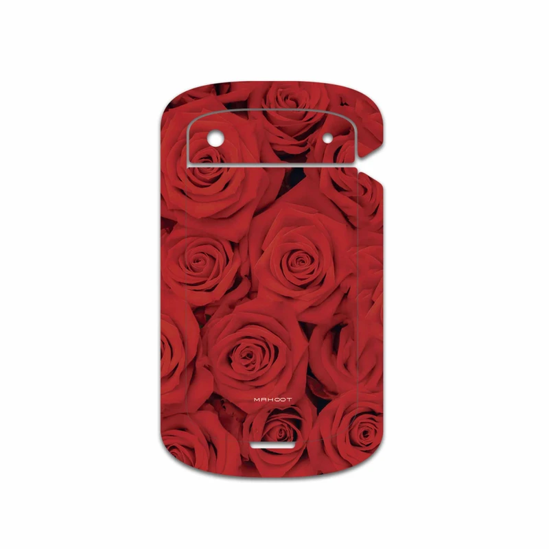 برچسب پوششی ماهوت مدل Red-Flower مناسب برای گوشی موبایل بلک بری Bold Touch 9900