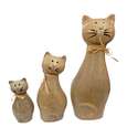 مجسمه مدل خانواده گربه ها مجموعه 3 عددی