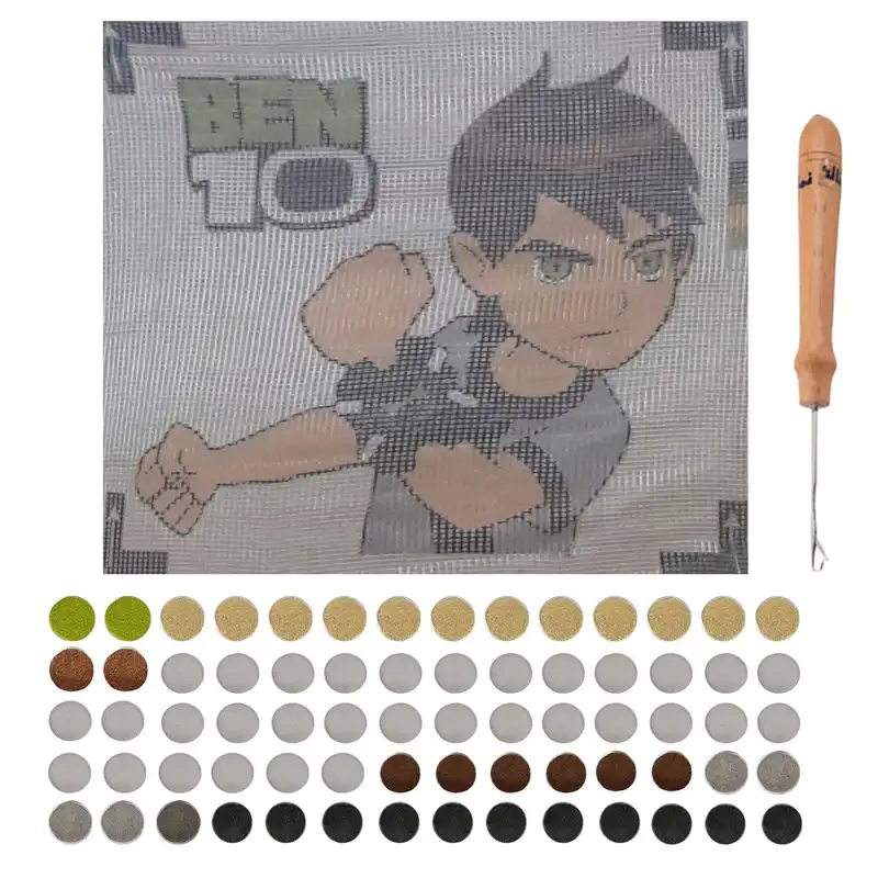 بسته فرشینه بافی مدل 1139 مجموعه 72 عددی