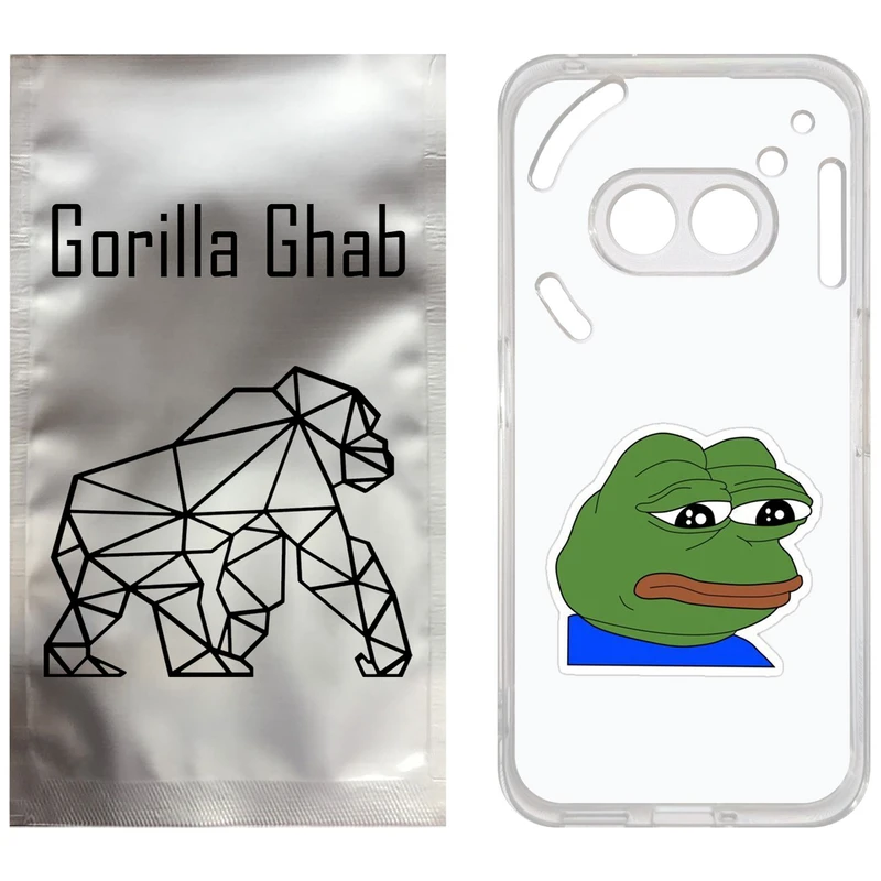 کاور گوریلا قاب مدل CLG کد 86 طرح قورباغه غمگین مناسب برای گوشی موبایل ناتینگ فون Phone 2a / 2a Plus
