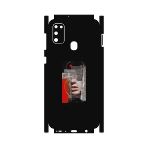 MAHOOT Collage of Mouth-FullSkin Cover Sticker for Samsung Galaxy M21