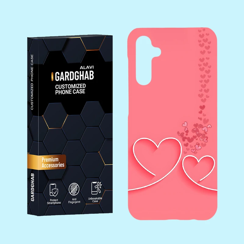 کاور گارد قاب علوی مدل عاشقانه مناسب برای گوشی موبایل سامسونگ Galaxy M14 5G