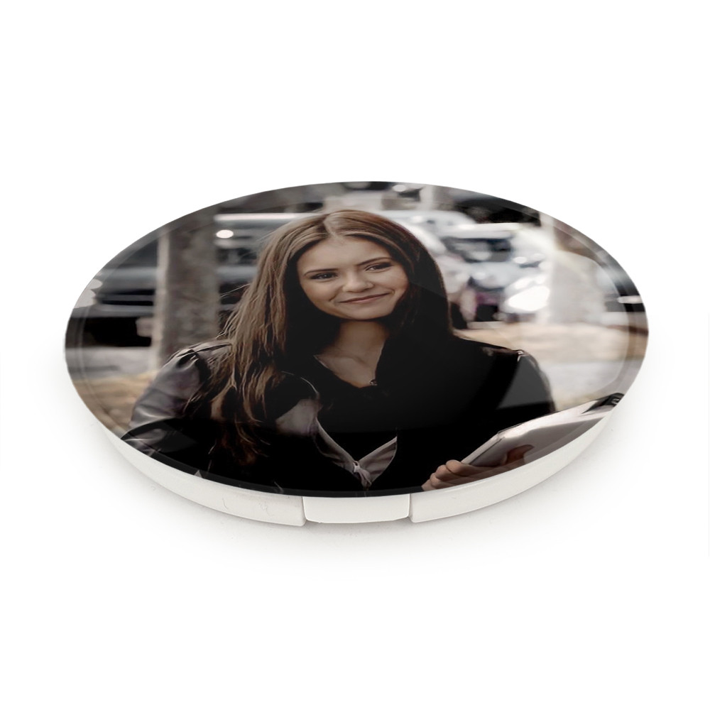 آینه جیبی خندالو طرح الینا گیلبرت خاطرات یک خون آشام The Vampire Diaries مدل تاشو کد 20254