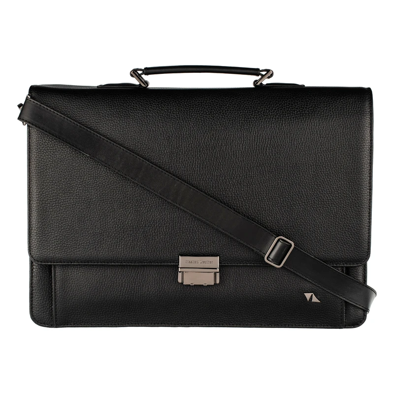 کیف اداری مردانه چرم مشهد مدل A5607-001-01 دارای 4 محفظه