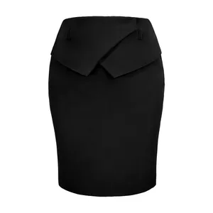 دامن زنانه مدل 108056 روهم گرد