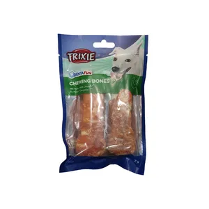 تشویقی سگ تریکسی مدل Chewing Bone With Chicken وزن 120 گرم 