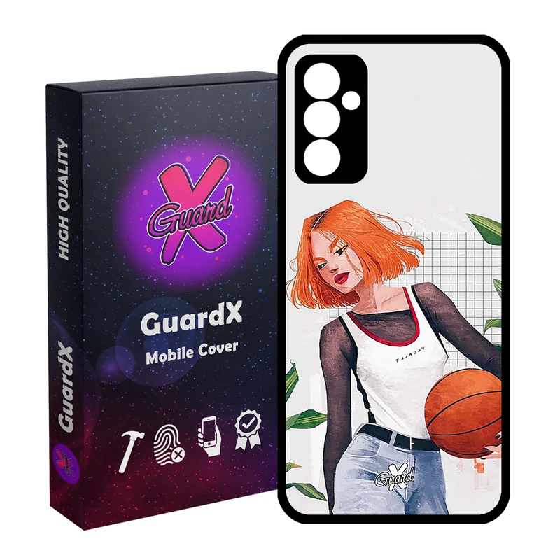 کاور گارد ایکس طرح Girl مدل Glass10338 مناسب برای گوشی موبایل سامسونگ Galaxy A15 4G / A15 5G