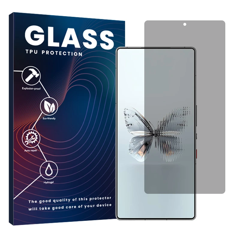 محافظ صفحه نمایش حریم شخصی گلس مدل Resistant مناسب برای گوشی موبایل زد تی ای nubia RedMagic 10 Pro