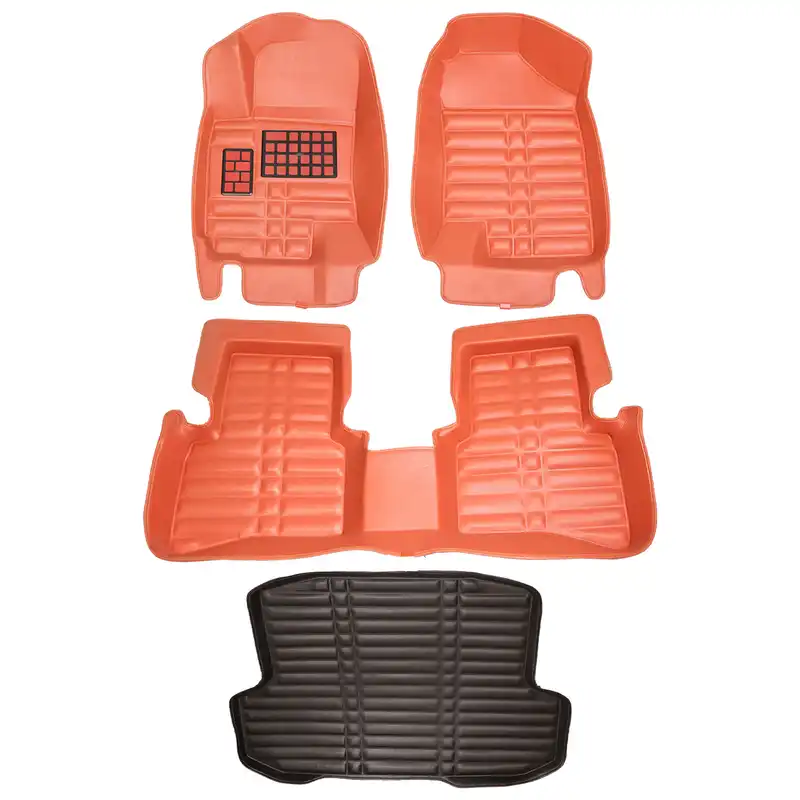 کفپوش پنج بعدی خودرو مدل LS مناسب برای جک J4 به همراه کفپوش صندوق