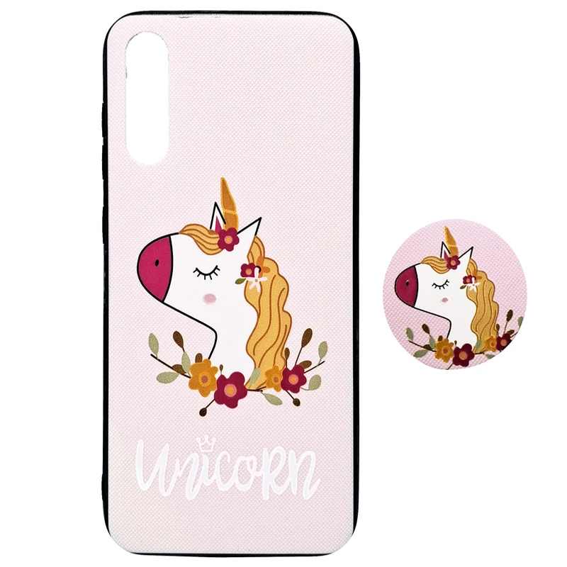 کاور مدل تک شاخ مغرور مناسب برای گوشی موبایل سامسونگ Galaxy A70/ A70S به همراه پاپ سوکت