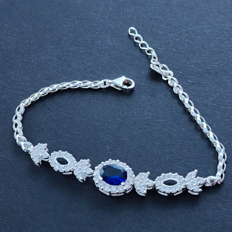 دستبند نقره زنانه مدل 30549