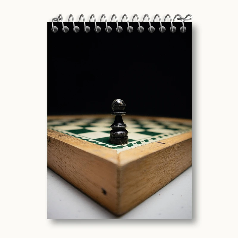 دفتر یادداشت 50 برگ خندالو مدل شطرنج کد 29249