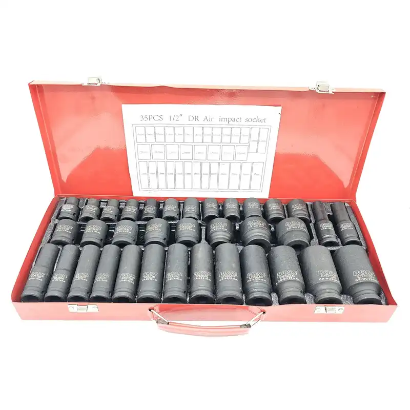 سری آچار بکس فشار قوی باس مدل CR_MO کد LIFE_STYLE مجموعه 35 عددی