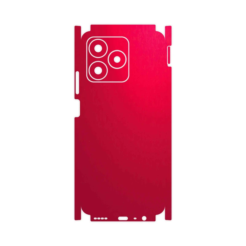 برچسب پوششی ماهوت مدل Matte-Warm-Red-FullSkin مناسب برای گوشی موبایل ریلمی C53