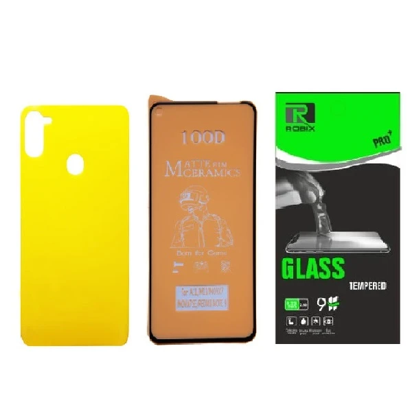 محافظ صفحه نمایش مات و پشت گوشی روبیکس مدل CR-A11مناسب برای گوشی موبایل سامسونگ Galaxy A11 