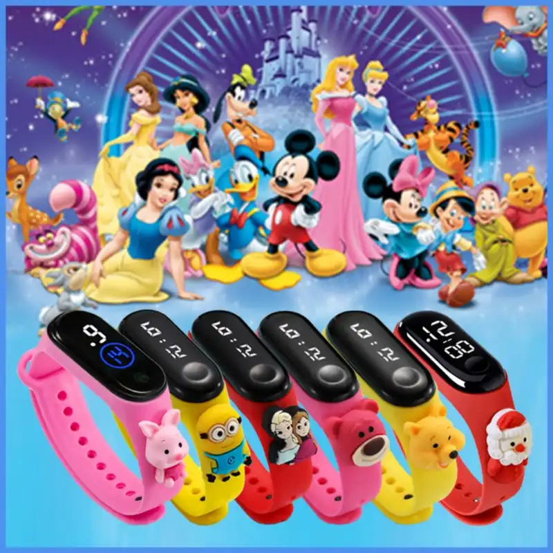 ساعت مچی دیجیتال بچگانه مدل دستبندی کد Mp بسته 16 عددی