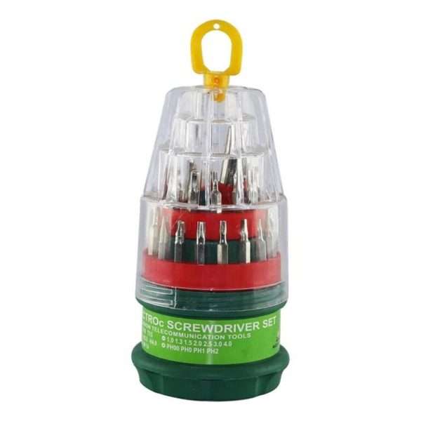 پیچ گوشتی و سری پیچ گوشتی مدل XR TOOLS بسته 31 عددی