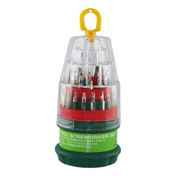 پیچ گوشتی و سری پیچ گوشتی مدل XR TOOLS بسته 31 عددی