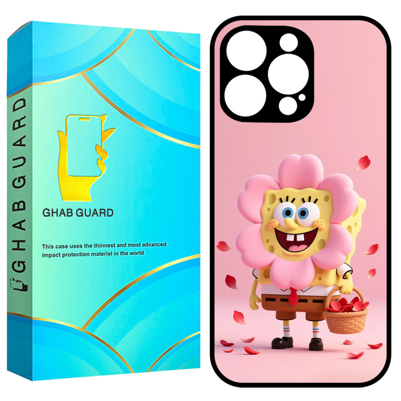 کاور قاب گارد طرح باب اسفنجی مدل GCHP16P مناسب برای گوشی موبایل اپل iPhone 16 Pro