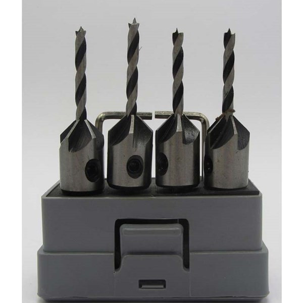 مته خزینه ولف مدل مدادی سایز 4 میلیمتر مجموعه 4 عددی