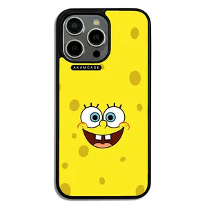 AKAM AMC-WA15PROMAX-SPONGE BOB4 Cover For Apple iPhone 15 Pro Max