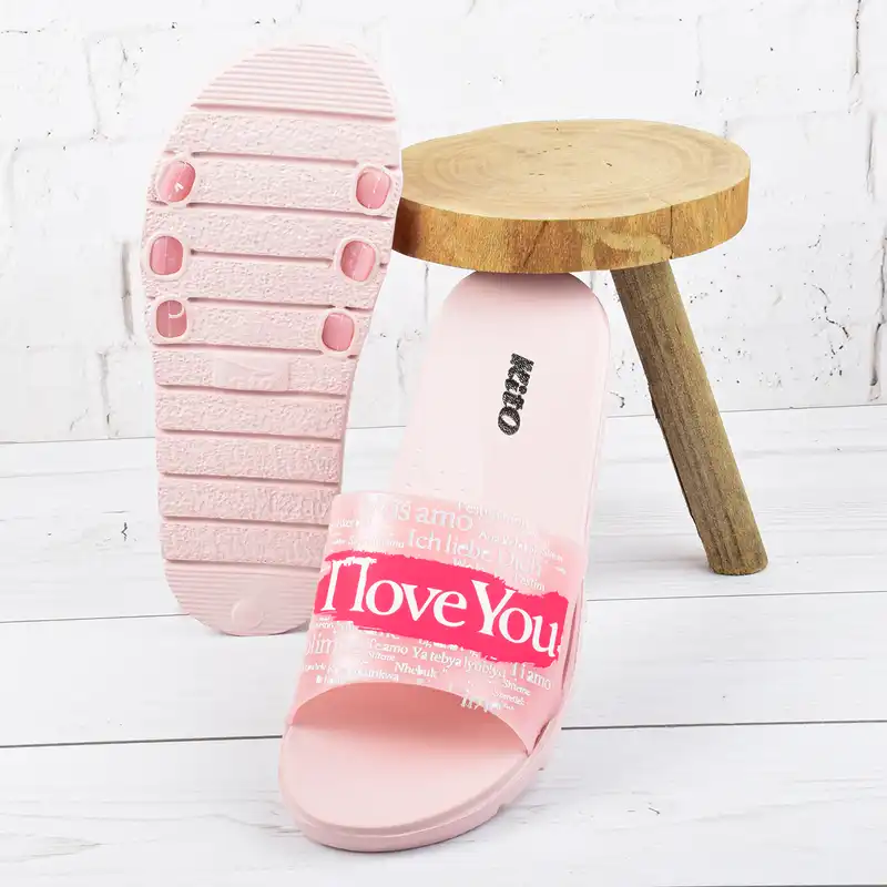 دمپایی زنانه کیتو مدل آی لاو یو کد 2999